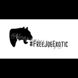 Tiger King “Free Joe Exotic” vinyl decal
